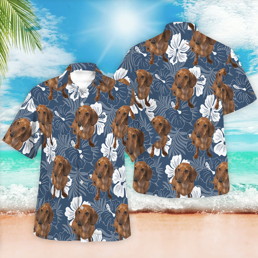 Custom Photo Summer Flowers Hawaiian Shirt - Custom N10113